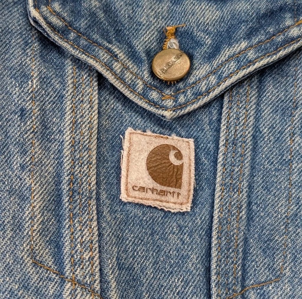 Vintage Carhartt Denim Trucker Jacket