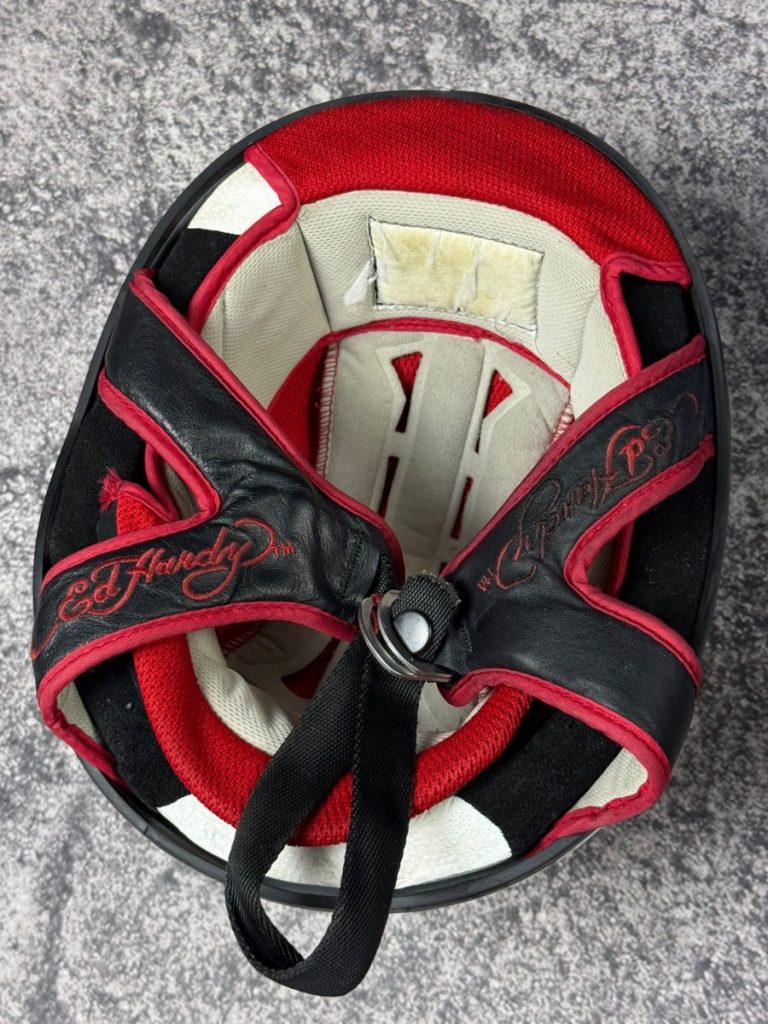 Y2K Ed Hardy Motorcycle Helmet