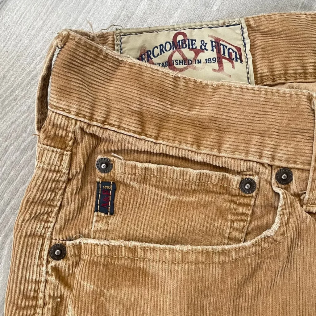 Flared Abercrombie and Fitch Corduroy Pants