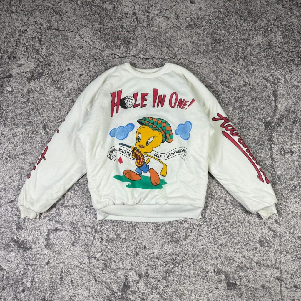 VTG Bootleg Mickey Mouse & Tweety Crewneck