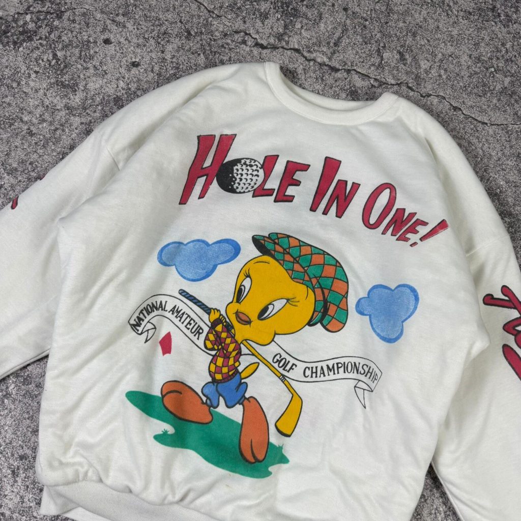 VTG Bootleg Mickey Mouse & Tweety Crewneck