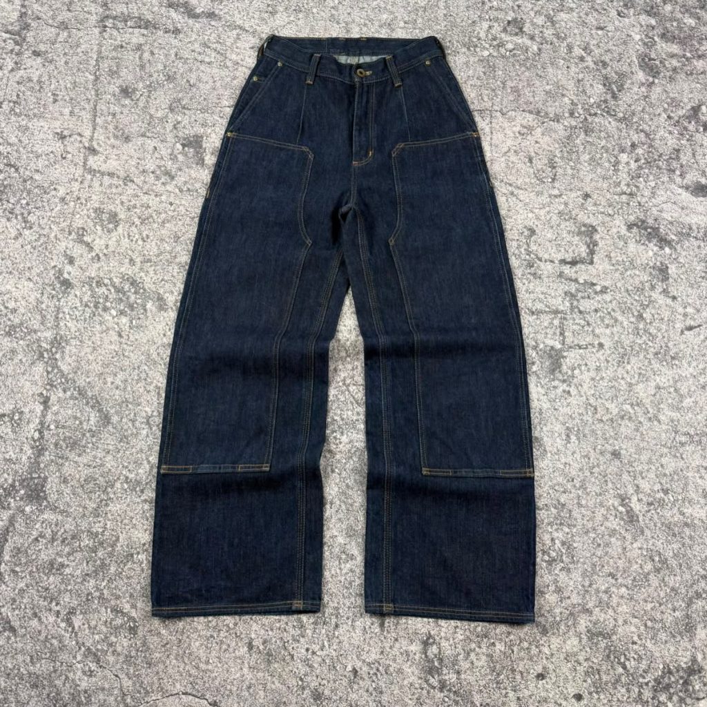 Cynthia Brothers Raw Denim Double Knee