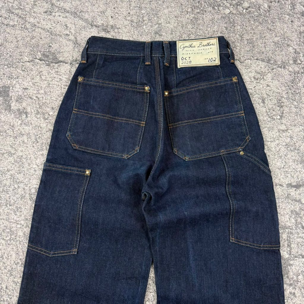 Cynthia Brothers Raw Denim Double Knee