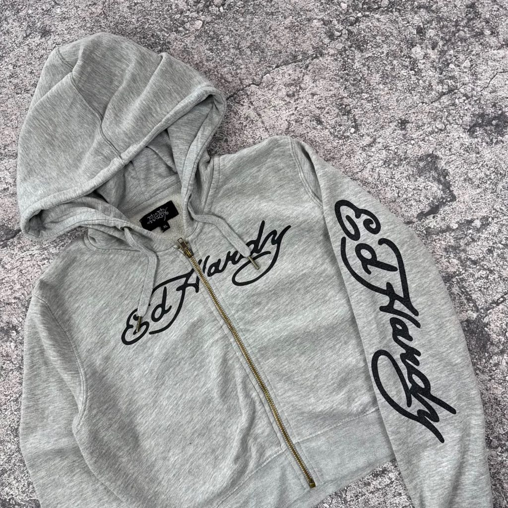 Ed Hardy Crop Hoodie